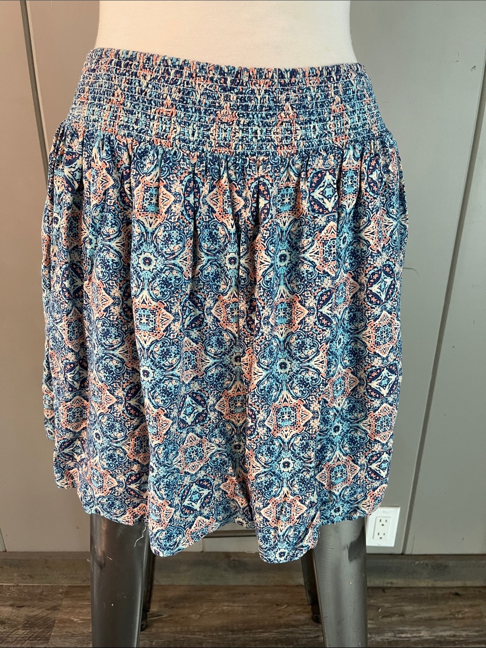 Rose Thyme Skirt Floral Boho Festival Cottage Fairy Coastal Cowgirl Whimsical